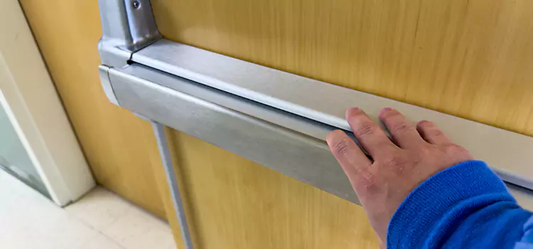Installing a Push Bar on a Door Bristol